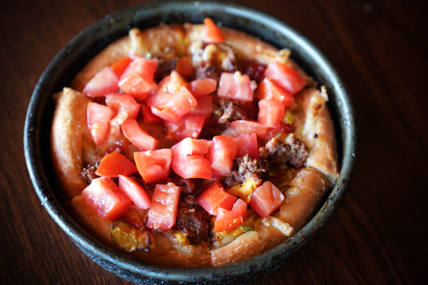 Vegan Cheeseburger Pizza