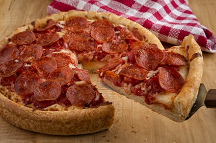 Image result for deep dish pizza