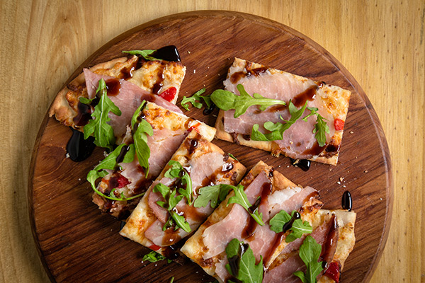 Prosciutto Arugula Flatbread