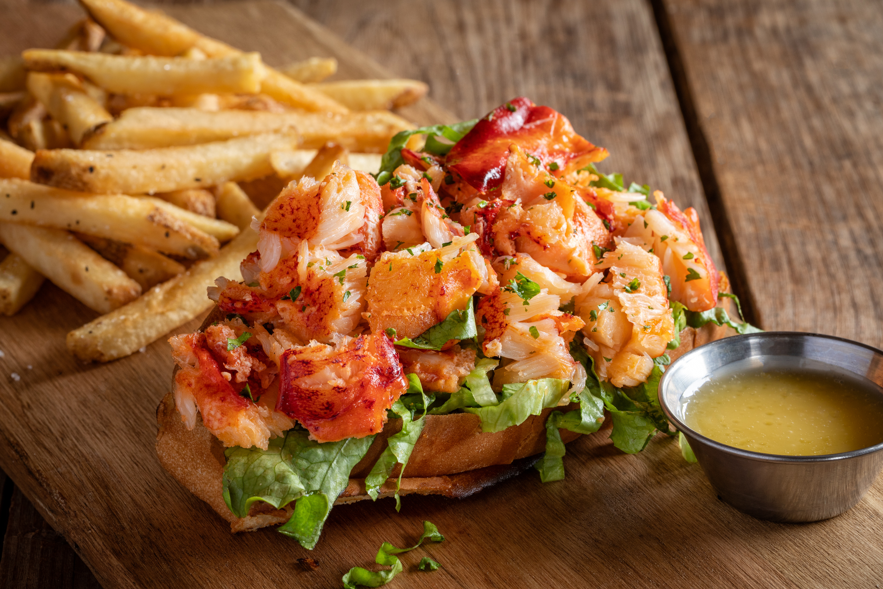 HOT BUTTERED LOBSTER ROLL